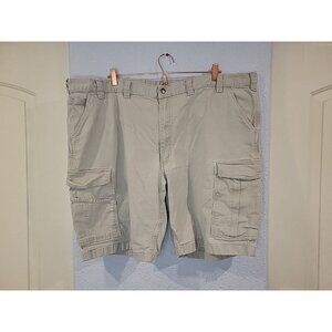 Carhartt Cargo Shorts Mens 48 Khaki Relaxed Fit Heavy Duty‎ Grunge Work 103542
